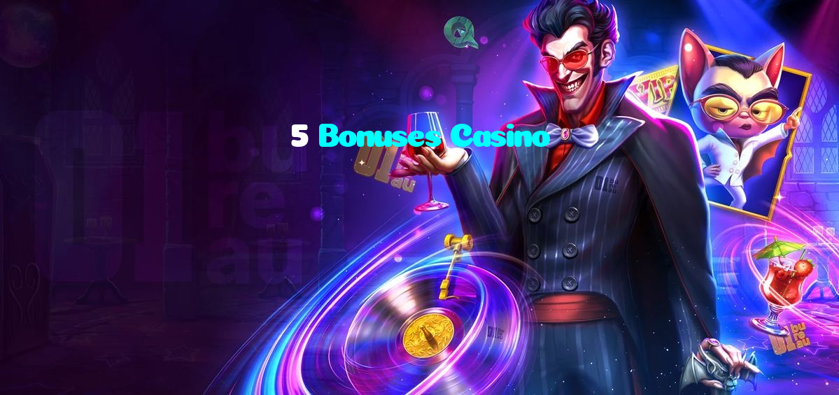 5 Bonuses Casino casino presented on mobile device in Pakistan with slots and live games
